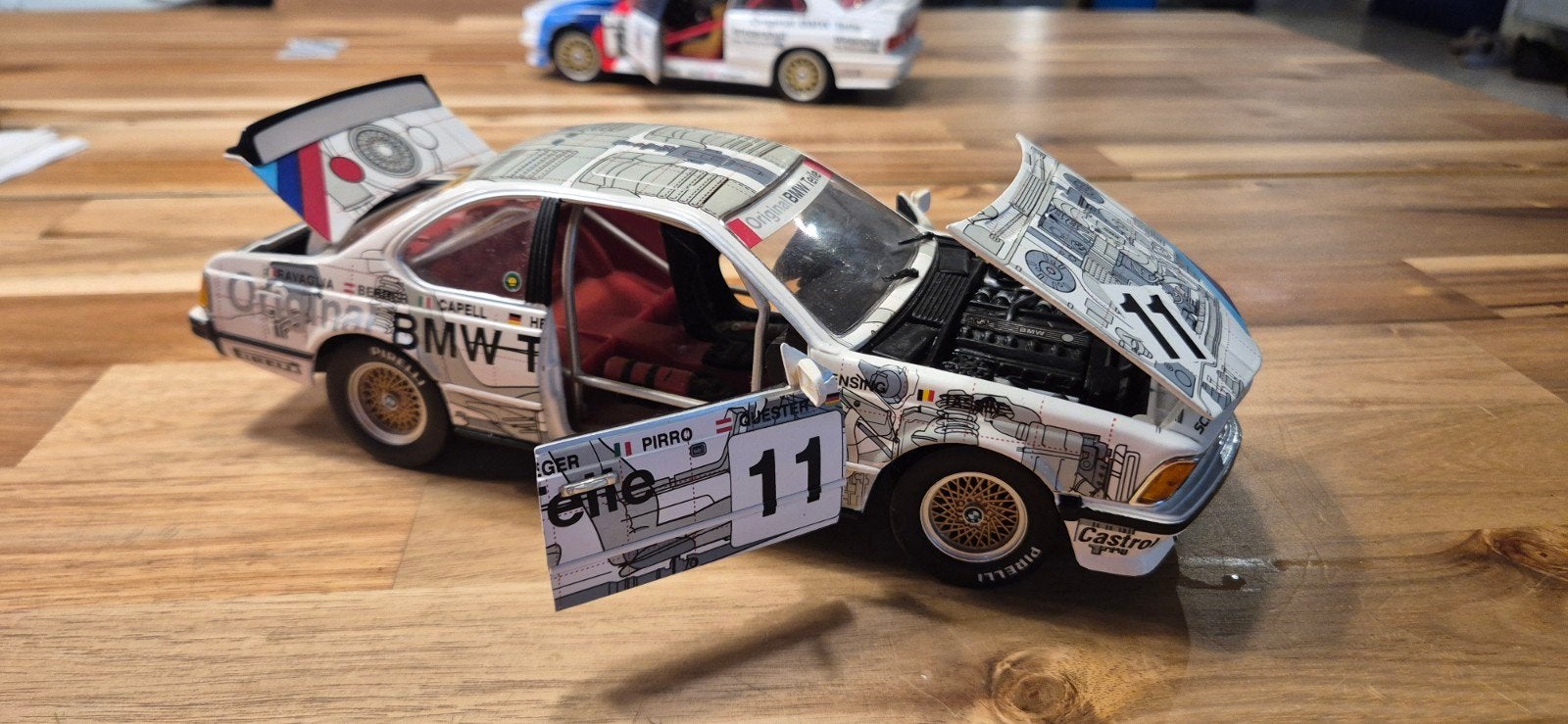 bmw e24 m6 m-power 1:18, Hobby & Loisirs créatifs, Enlèvement ou Envoi