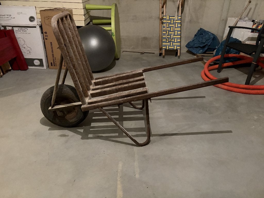 Steenkruiwagen, Ophalen, Onbekend, Handmatig, Gebruikt