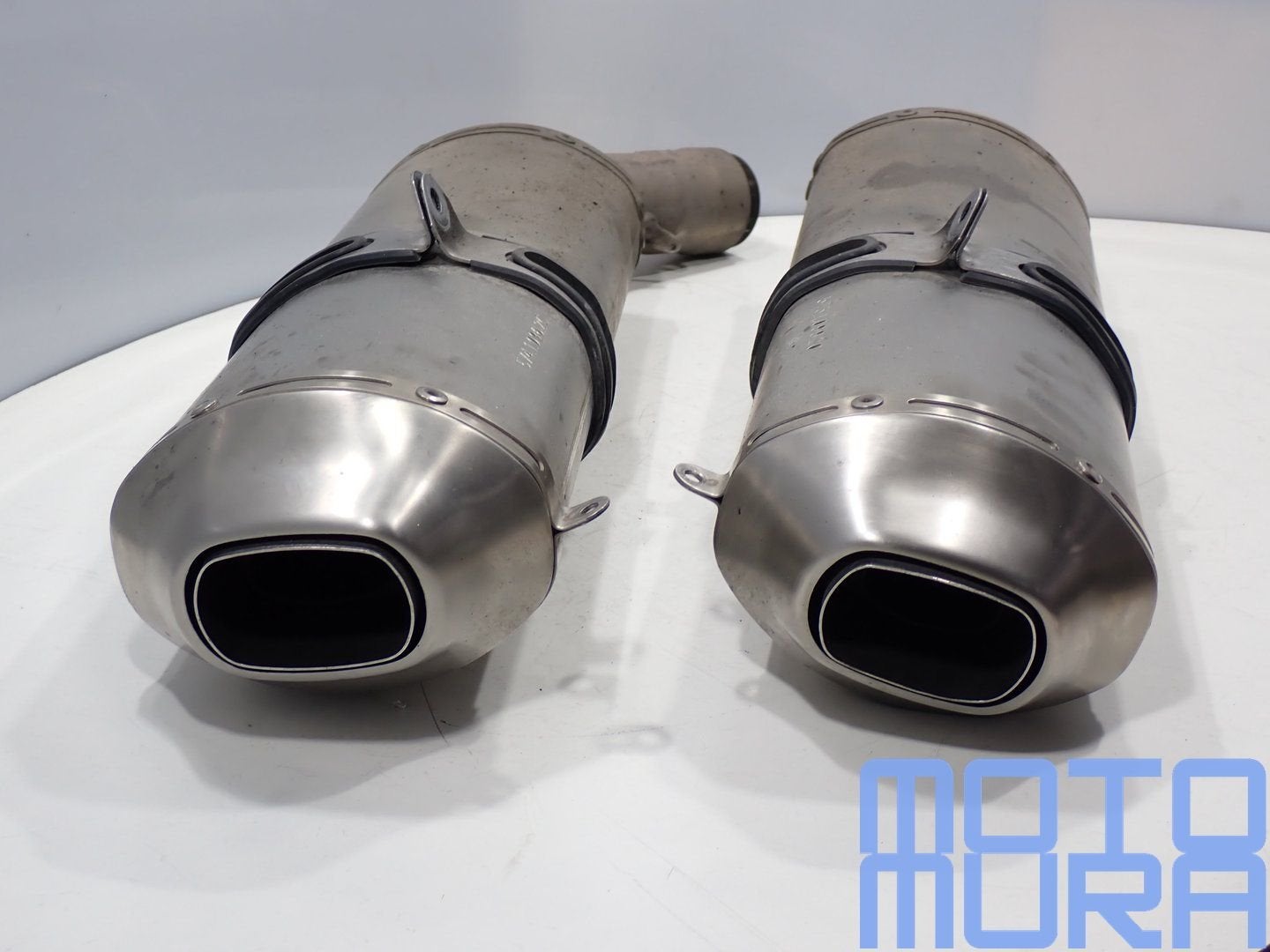 uitlaat dempers voor de Ducati 848 2008 - 2010 superbike uit, Motoren, Onderdelen | Ducati, Gebruikt, -, -, Ophalen of Verzenden