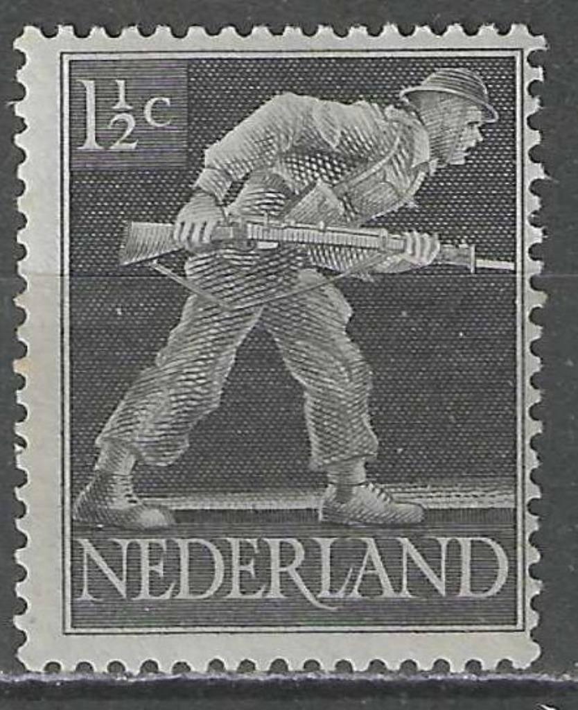 Pays-Bas 1944 - Yvert 429 - Forces terrestres (PF), Timbres & Monnaies, Timbres | Pays-Bas, Envoi, Non oblitéré