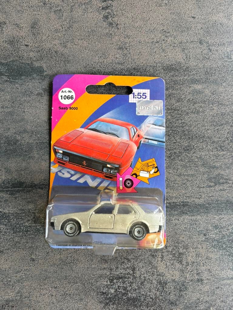 Siku Saab 9000 zilver, Hobby en Vrije tijd, Ophalen of Verzenden, Nieuw, Auto, SIKU