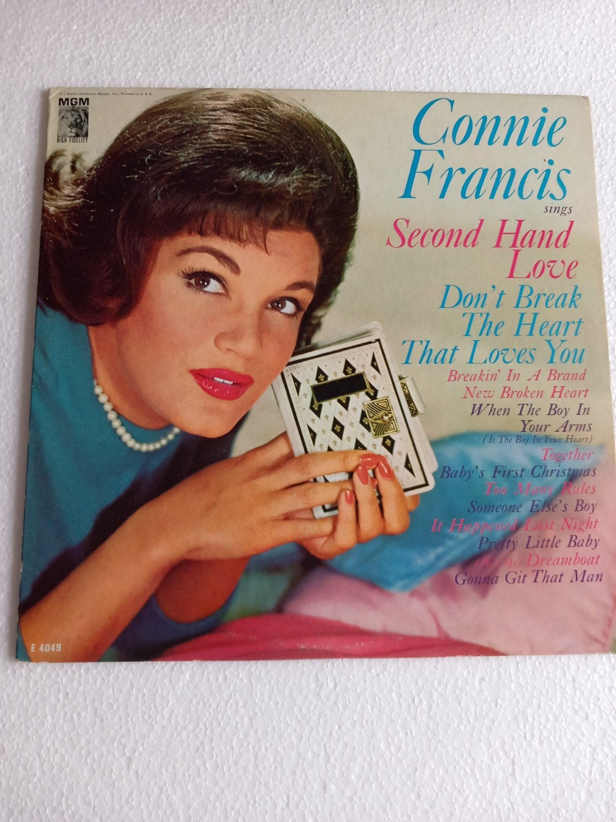 CONNIE FRANCIS. PRETTY LITTLE BABY. 1962 USA LP, Enlèvement ou Envoi, LP