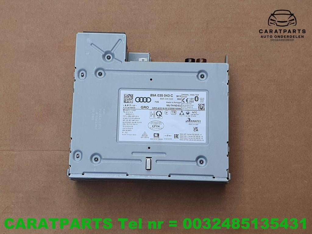 89A035043C 89A035043J Ordinateur central Audi Q4 Q4 e-tron, AUDI AG, Auto-Union-Strasse 1
85045  Ingolstadt, DE, Audi, Utilisé