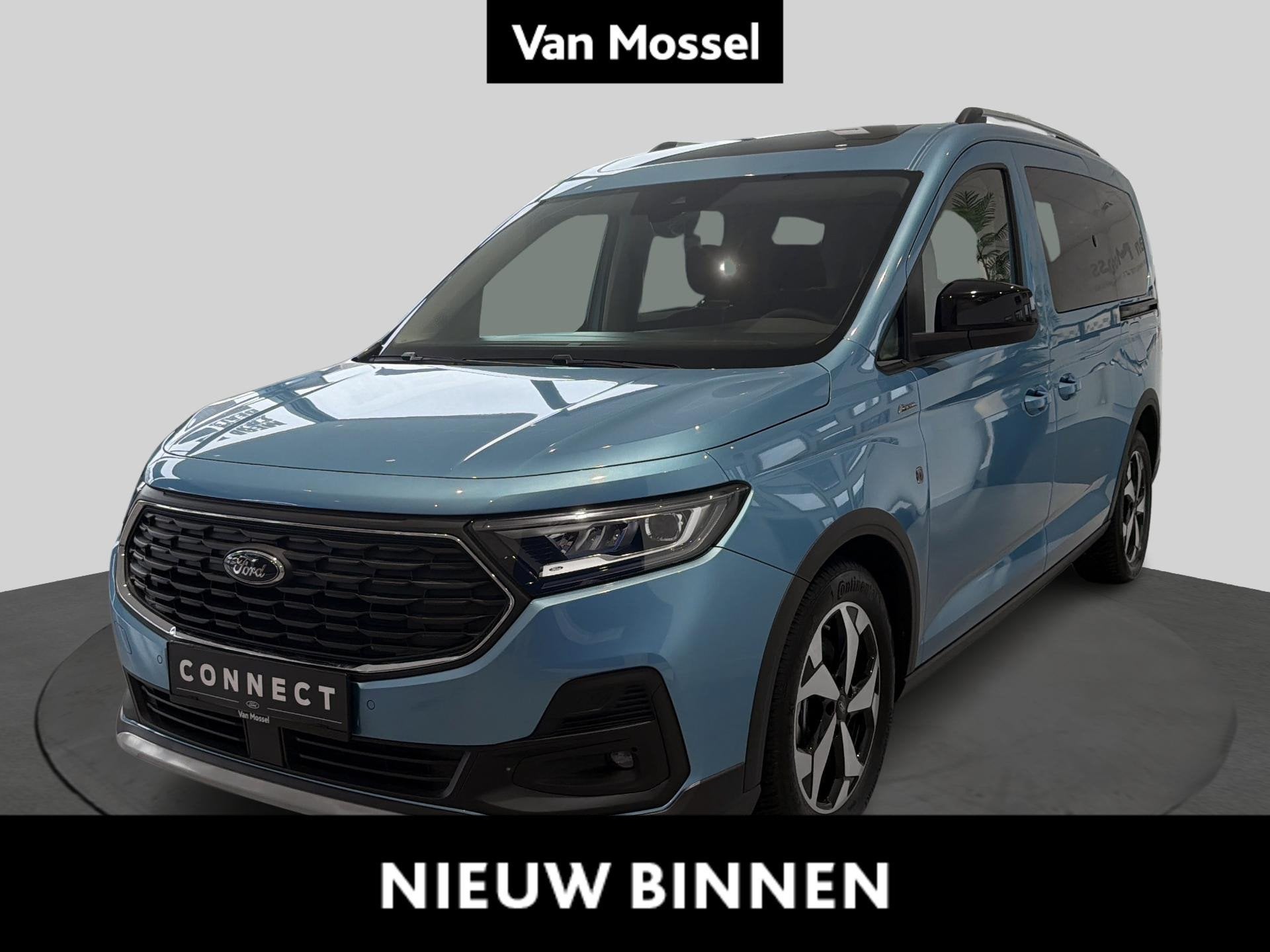 Ford Grand Tourneo Connect Active 7 zitplaatsen, Auto's, Stof, Blauw, 7 zetels, Bedrijf