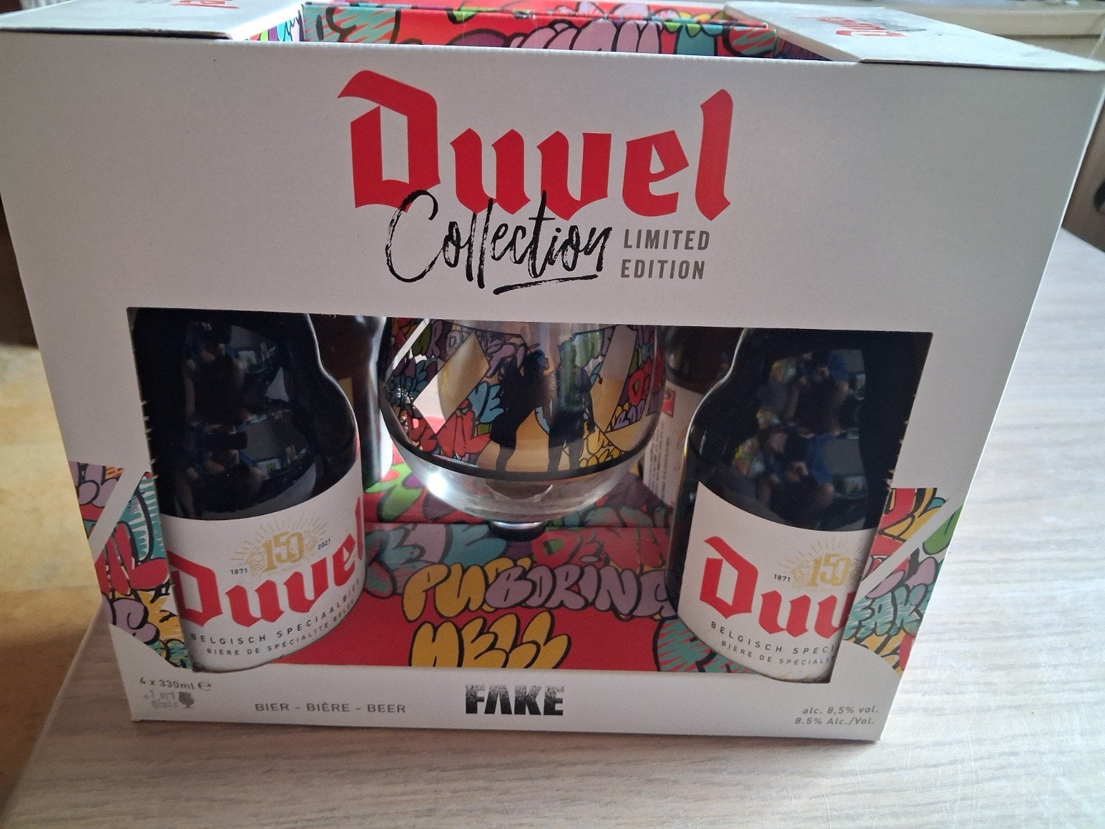 Duvel Fake box, Ophalen of Verzenden, Flesje(s), Duvel