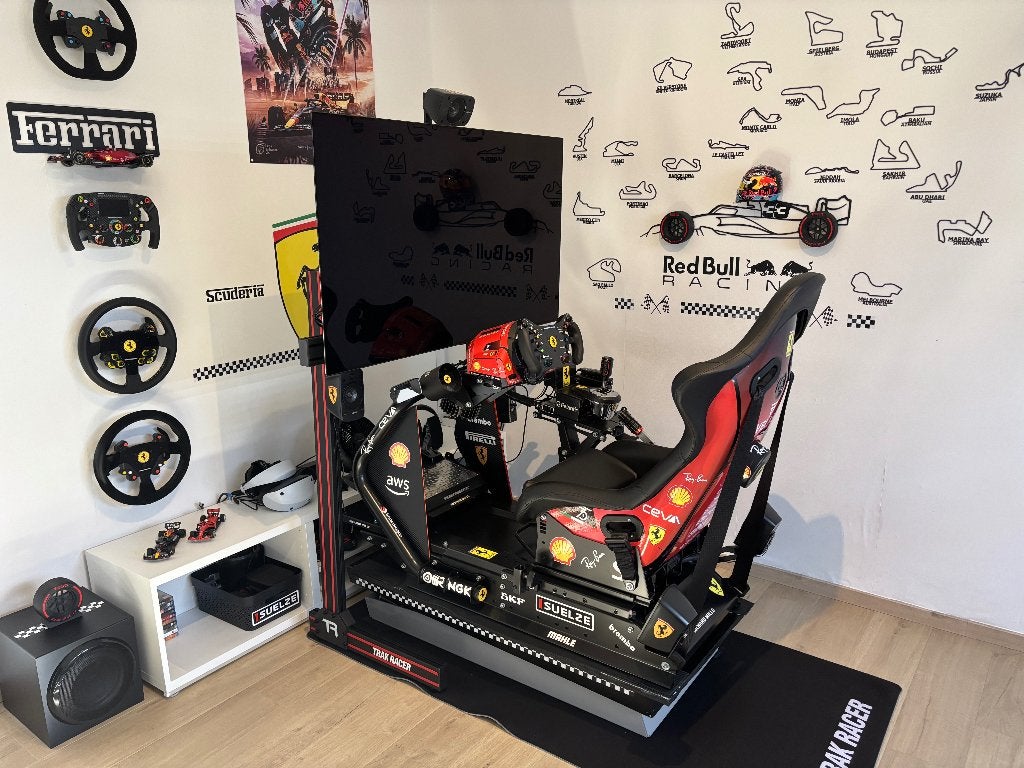 Simrace stoel simrig met motion voor console en pc + oled tv, Ophalen, PlayStation 4, Zo goed als nieuw, Playseat of Racestoel