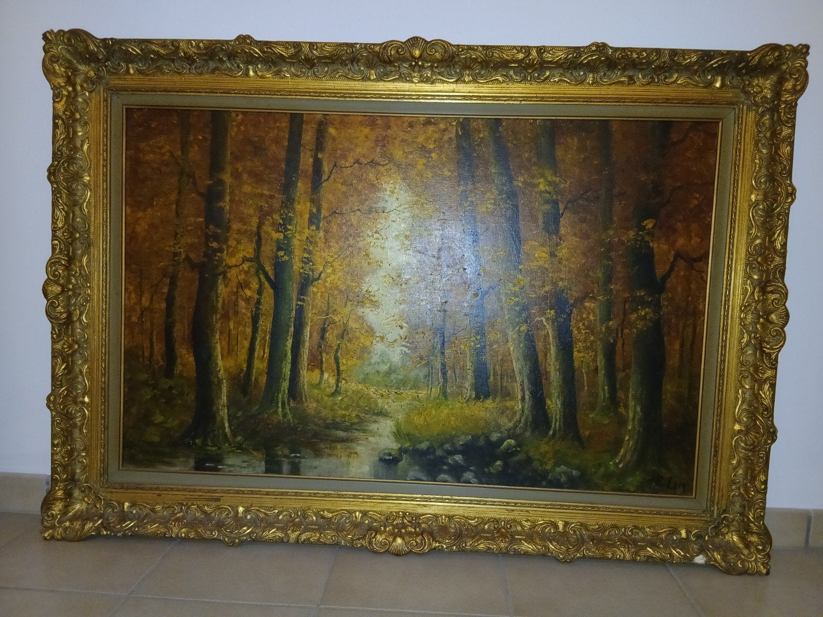 Mooi schilderij, Ophalen