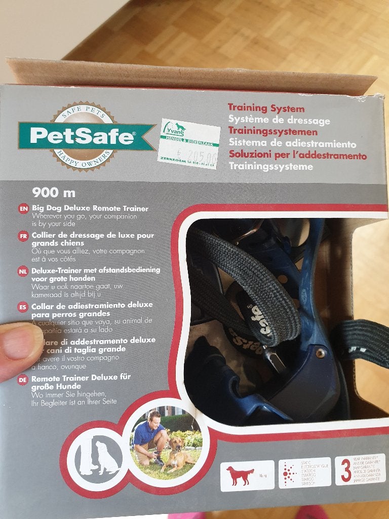 Petsafe trainingshalsband, Dieren en Toebehoren, Ophalen of Verzenden, Zo goed als nieuw