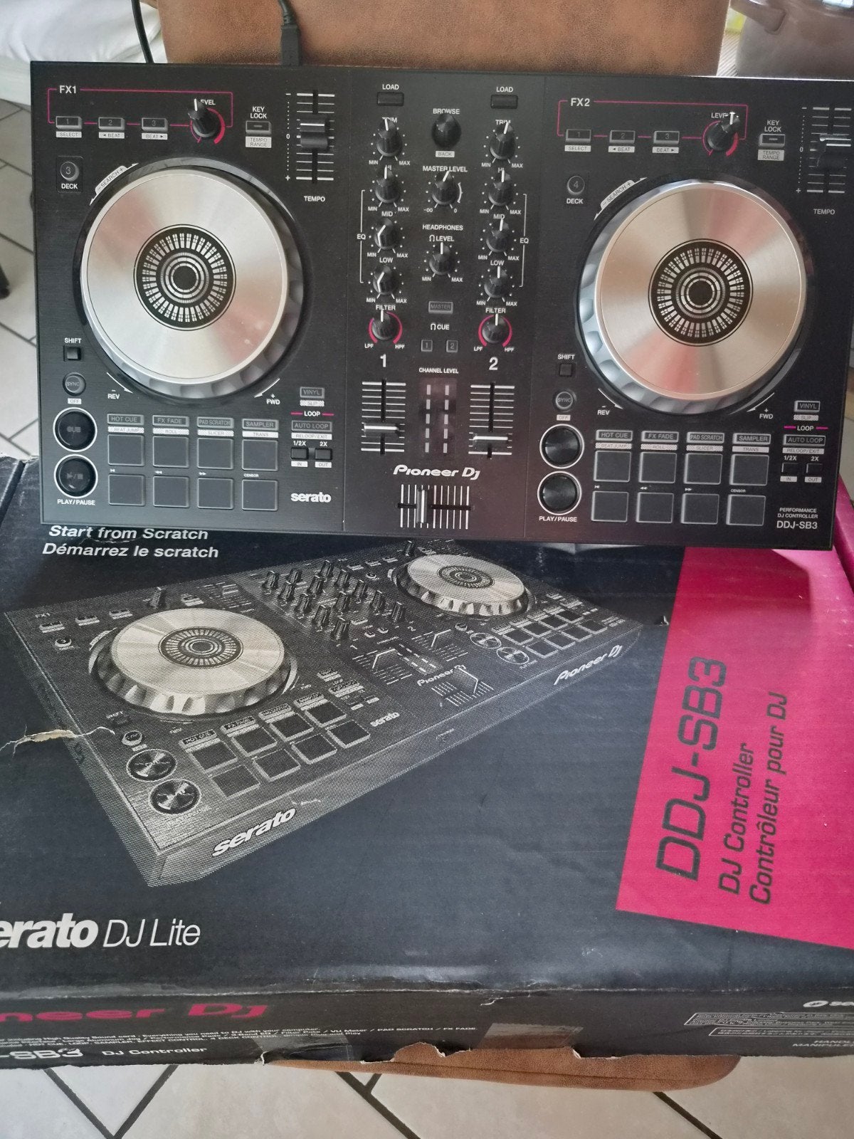 Pioneer DDJ-SB3, Ophalen of Verzenden, Zo goed als nieuw, Draaitafel, Pioneer