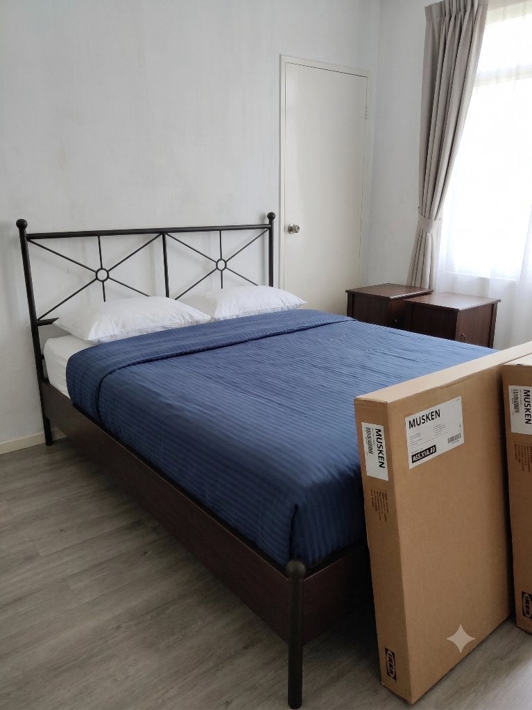 Complete IKEA Musken slaapkamerset, Maison & Meubles, Chambre à coucher | Chambres à coucher complètes, Enlèvement, Comme neuf