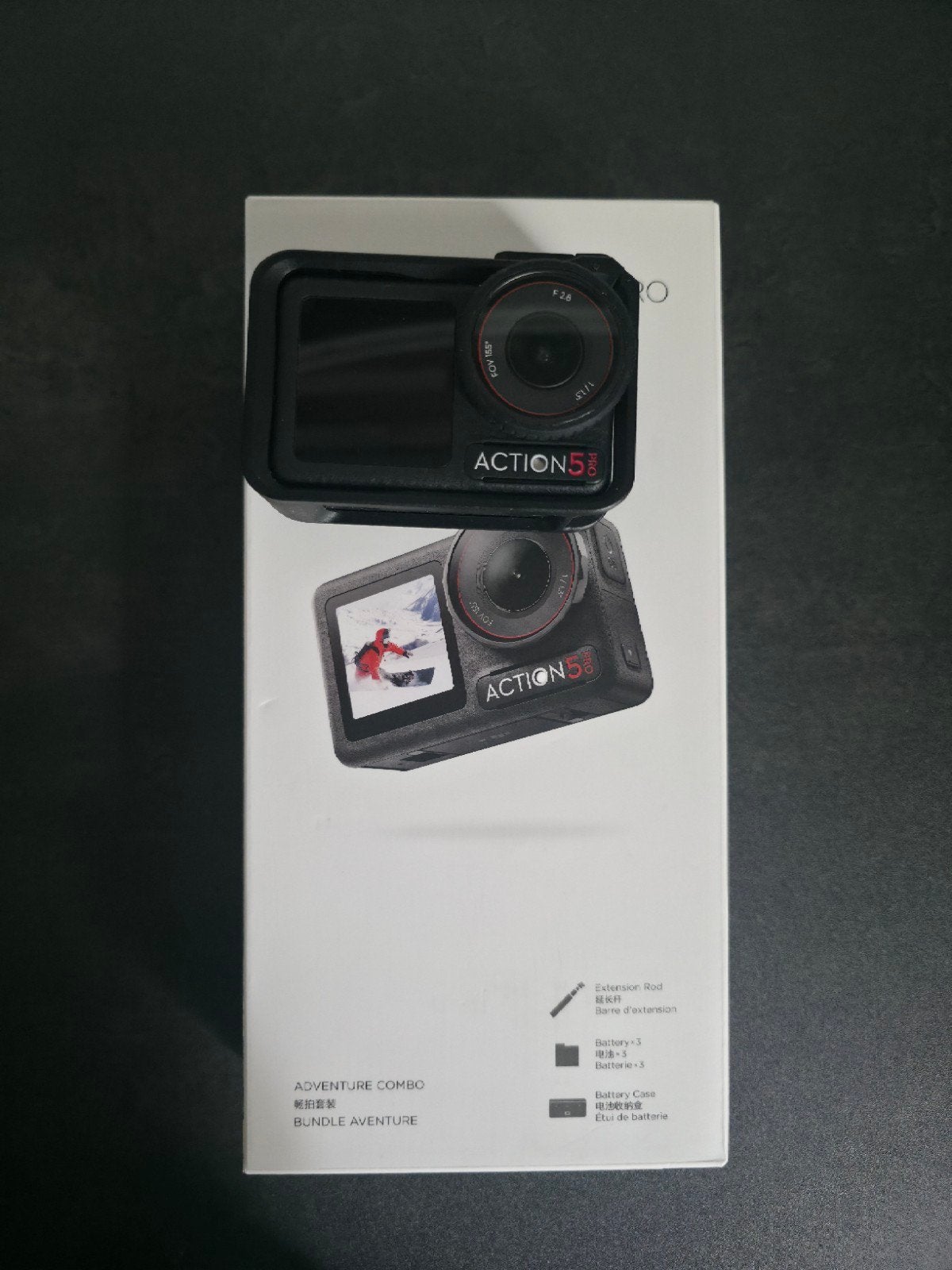 Dji Osmo Action 5 pro | Adventure combo |, TV, Hi-fi & Vidéo, Enlèvement, Neuf, Autres types, Autres marques