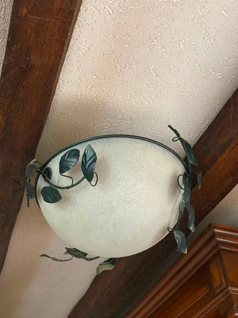 lampe de plafond lampe suspendue, Enlèvement, Comme neuf, Verre, E27 (grand)