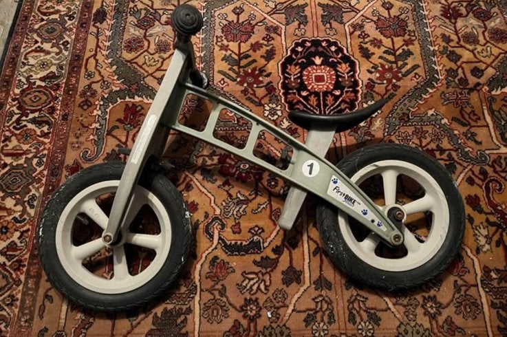 First bike loopfiets, Ophalen, Gebruikt