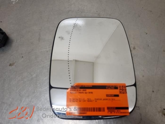Glace rétroviseur gauche d'un Renault Trafic, Renault, -, 3 mois de garantie, Utilisé