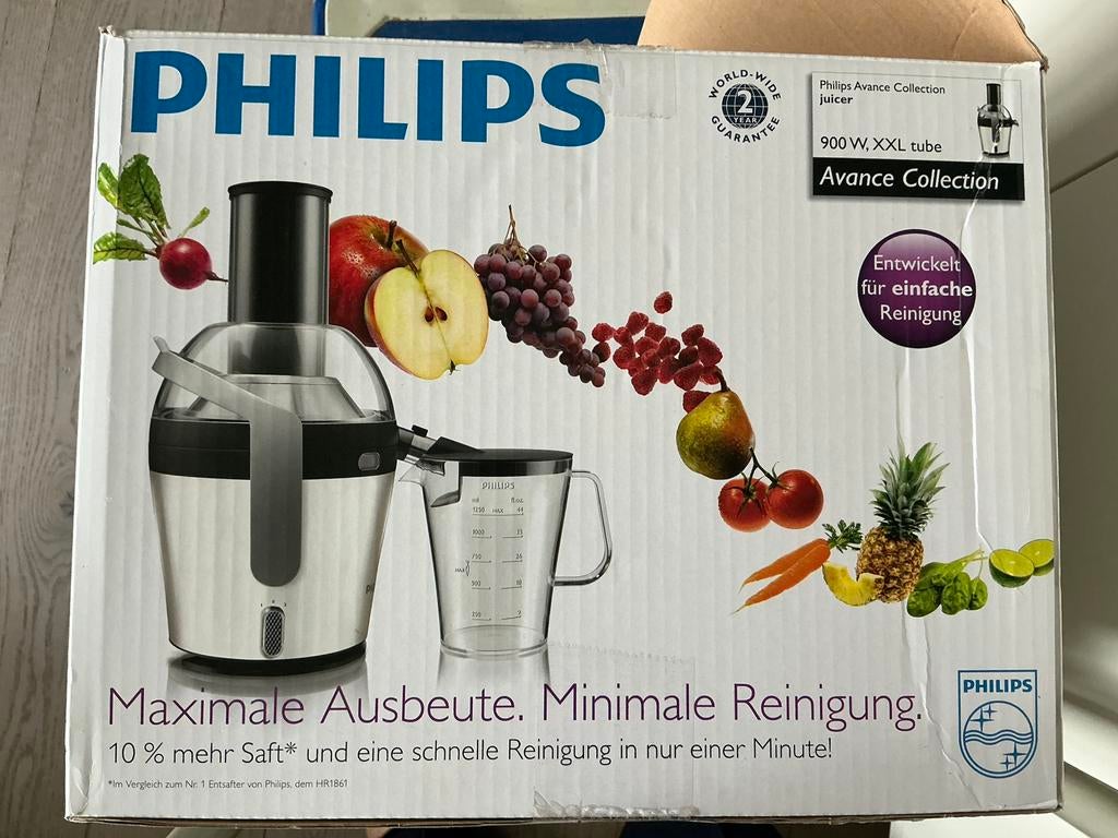 Sapcentrifuge Philips 900 w, Elektronische apparatuur, Ophalen, Zo goed als nieuw, Sapcentrifuge