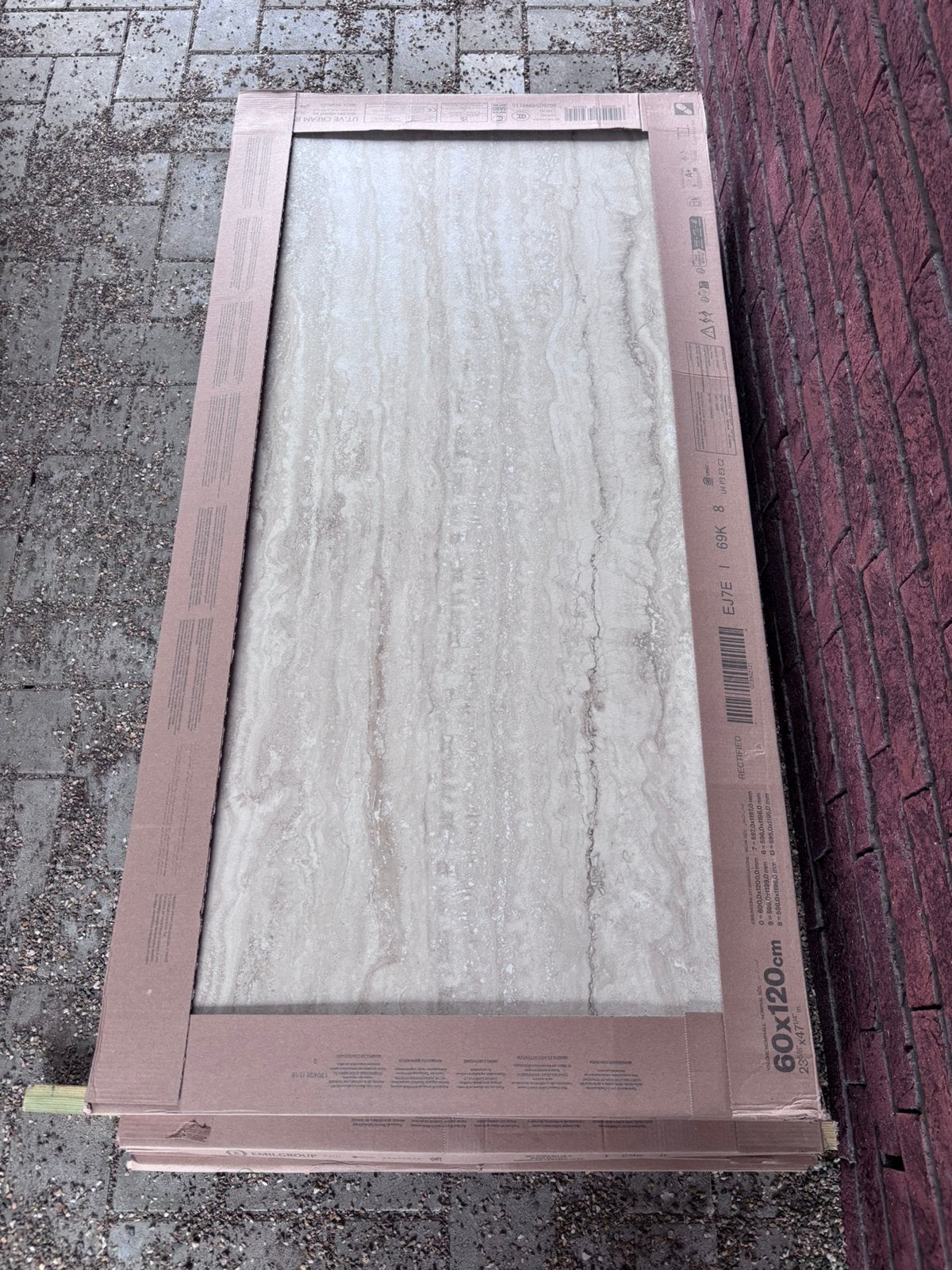 Keramische tegel 60x120cm 14 stuks, Maison & Meubles, Accessoires pour la Maison | Miroirs, Neuf, Enlèvement, 50 à 75 cm, 100 à 150 cm