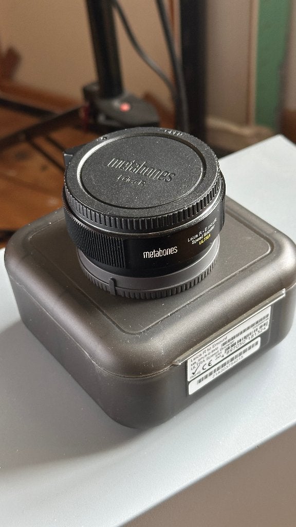 METABONES Leica R-mount lens to Sony E-mount Speedbooster, Monture Sony E, Comme neuf, Lentille additionnelle/convertisseur, Enlèvement