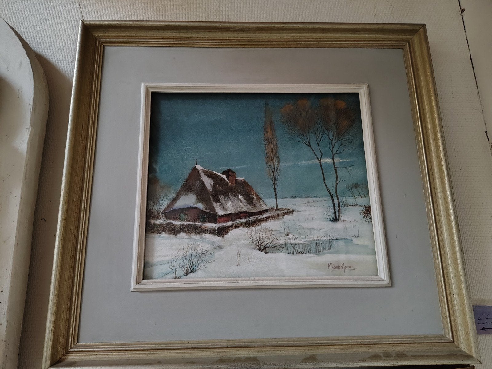 schilderij Maurice Vander Meeren Tielt, Antiek en Kunst, Ophalen, Gesigneerd