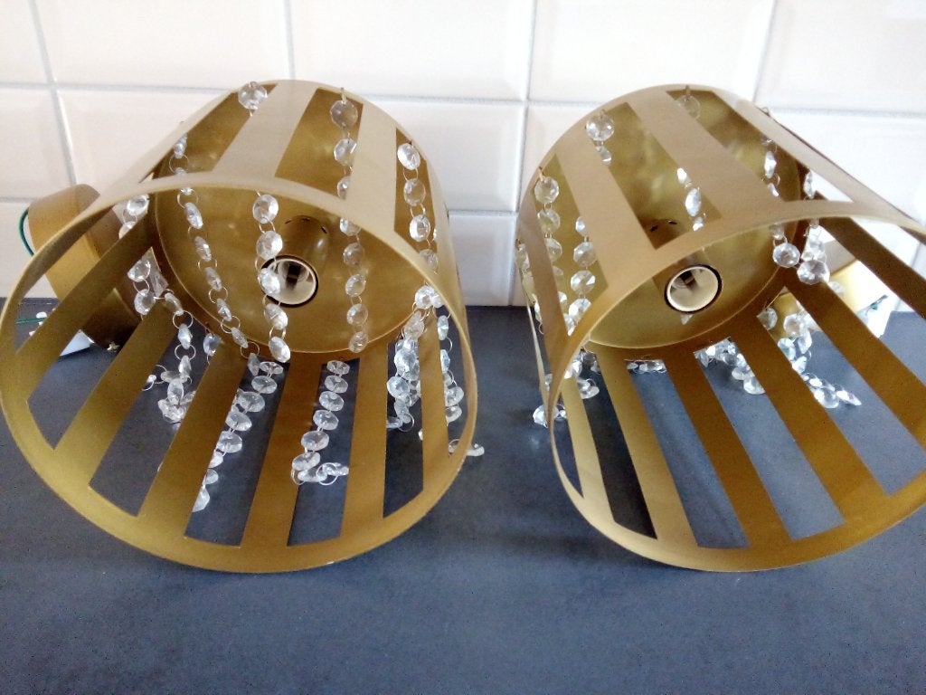 2 Luminaires « suspensions », Enlèvement, Utilisé, Métal, E14 (petit)