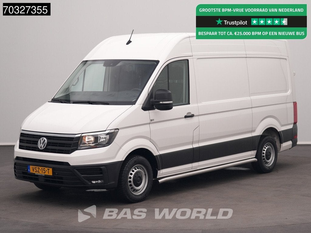 Volkswagen Crafter 102pk L3H3 Trekhaak Airco Cruise Parkeers, Autos, Camionnettes & Utilitaires, 75 kW, Achat, Euro 6, Entreprise