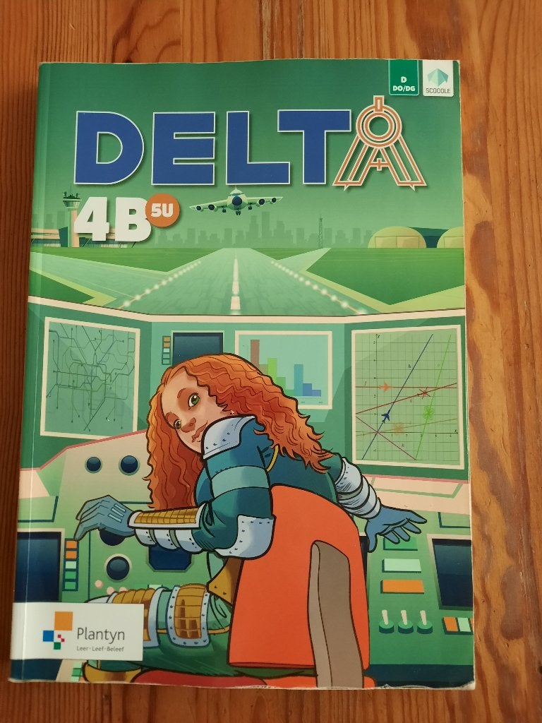 Delta 4 leerboek deel B doorstroomfinaliteit 5u, Boeken, ASO, Wiskunde A, Diverse auteurs, Ophalen