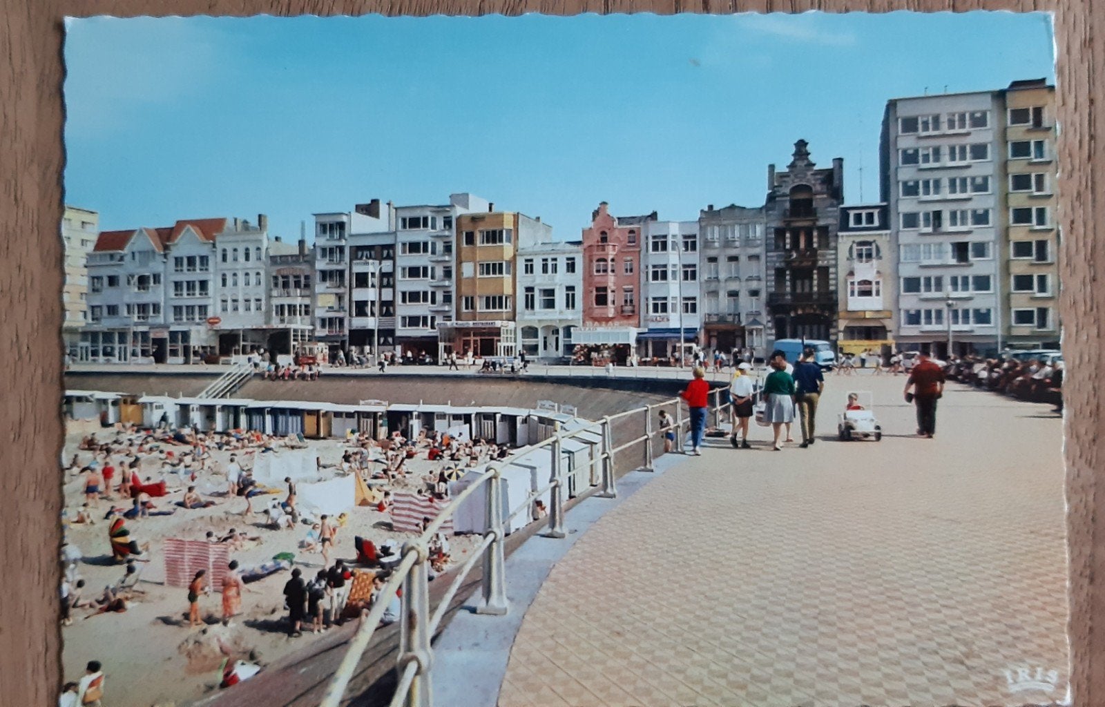 MIDDELKERKE LA DIGUE  VINTAGE kaart jaren 70, Ophalen of Verzenden