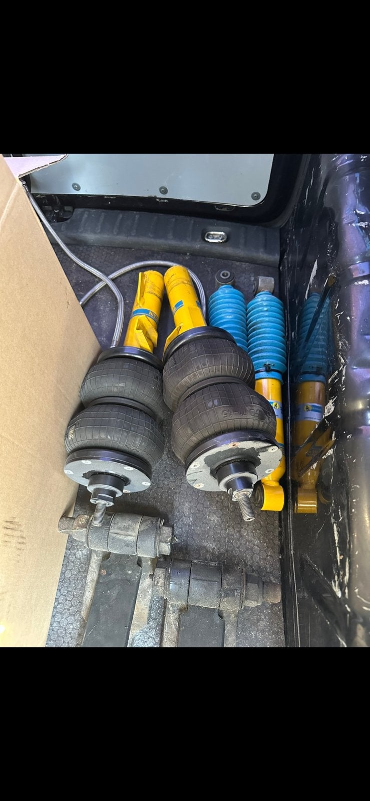 Airride caddy mk4, Ophalen
