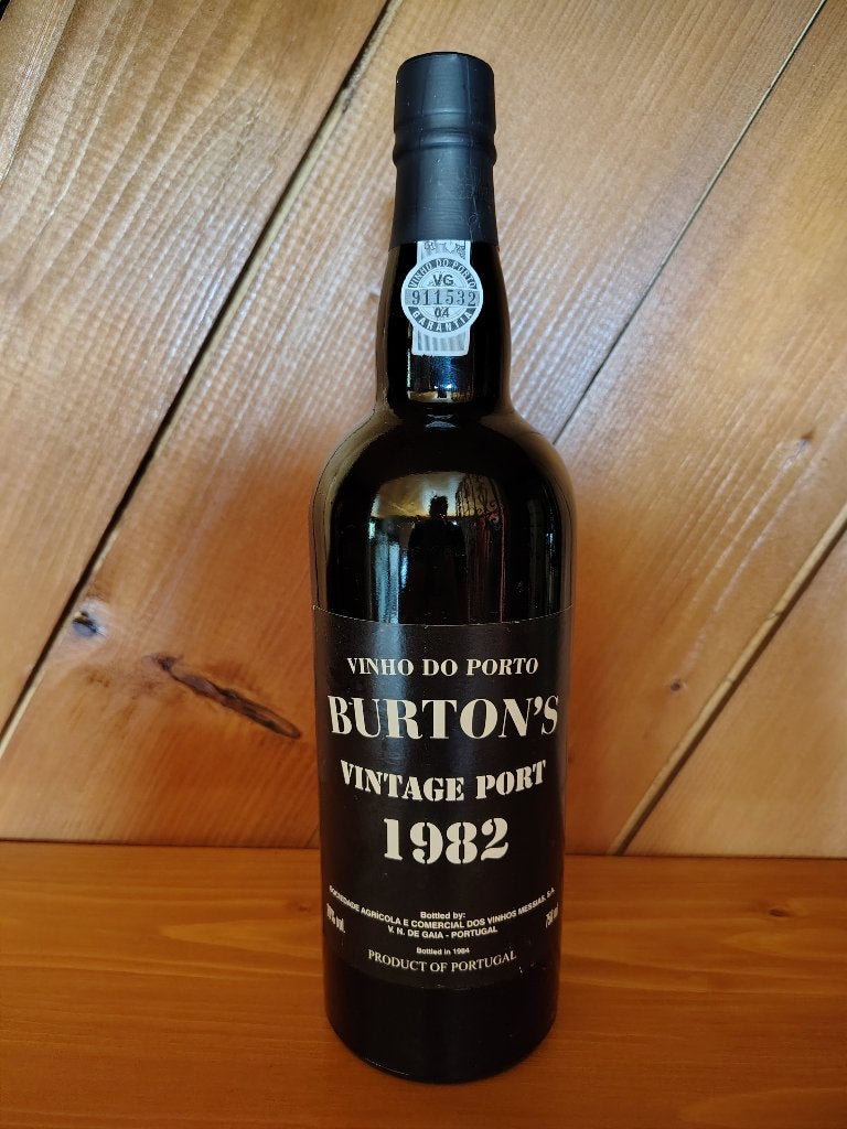 Porto vintage Burton 1982., Collections, Vins, Comme neuf, Porto, Autres régions, Enlèvement ou Envoi