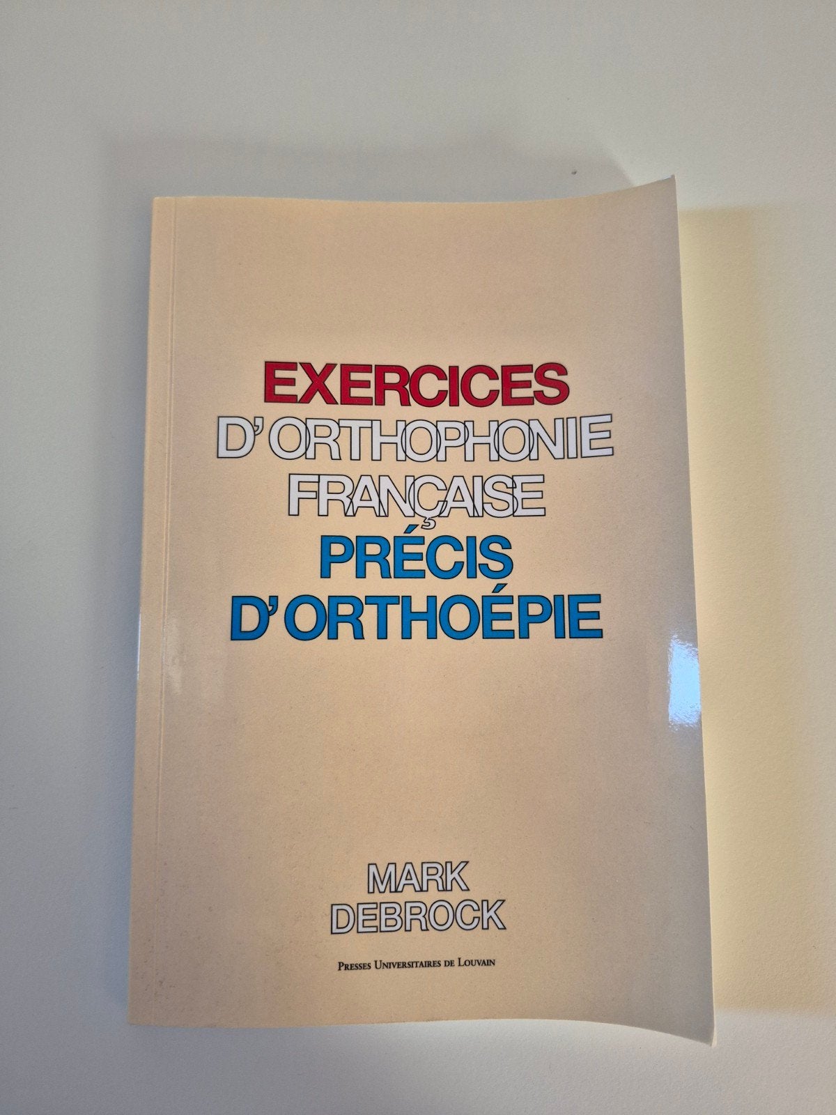 Exercices d'orthophonie française, Boeken, Ophalen