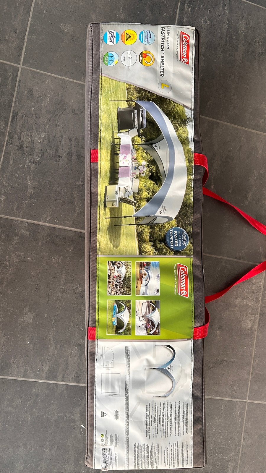 NIEUW Coleman fastpitch shelter L, Tuin en Terras, Ophalen, Opvouwbaar, Overige typen, Minder dan 4 meter