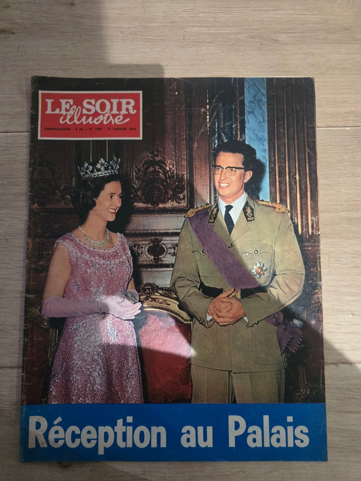 Le Soir Illustré nr. 1597 — 31 januari 1963 — Ontvangst in L, Boeken, Ophalen of Verzenden
