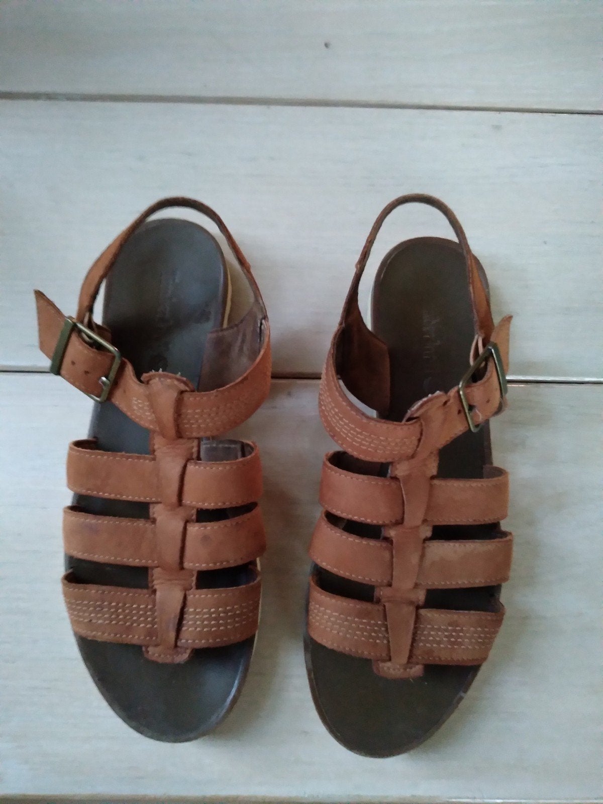 damessandaal Timberland, Bruin, Dansschoenen, Ophalen of Verzenden, Timberland