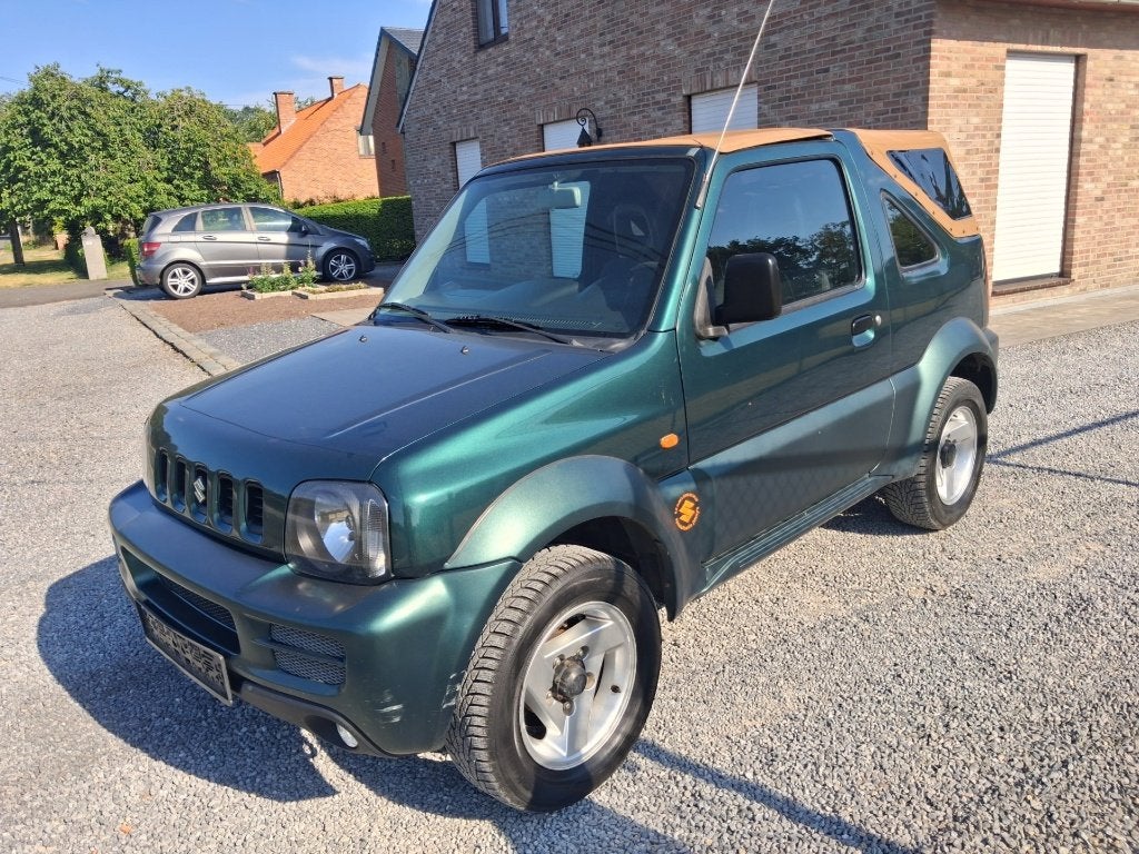 Suzuki jimny #Cabrio# Met nieuwe softtop !!87 000km!!, Auto's, 4 zetels, Stof, Cabriolet, Bedrijf