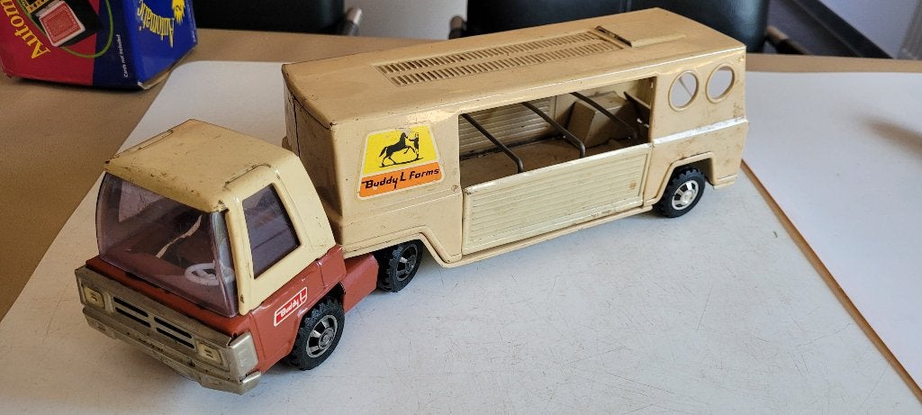 oude blikken vrachtwagen buddy, Antiek en Kunst, Ophalen of Verzenden