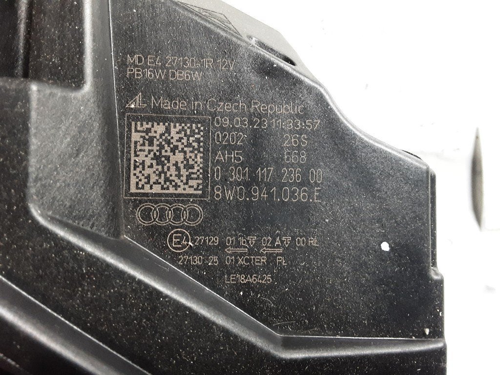 KOPLAMP RECHTS Audi A4 (B9) (01-2015/11-2019) (8W0941036E), Auto-onderdelen, Gebruikt, Mevr. I. Hauben, Audi, Rue de l'Espoir 34 34
4030  GRIVEGNÉE, BE