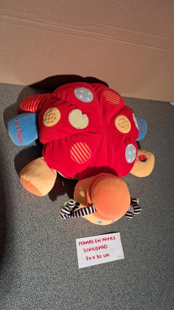 Pluche schildpad mamas en papas, Ophalen of Verzenden, Zo goed als nieuw, Middelgroot (20 tot 80 cm)