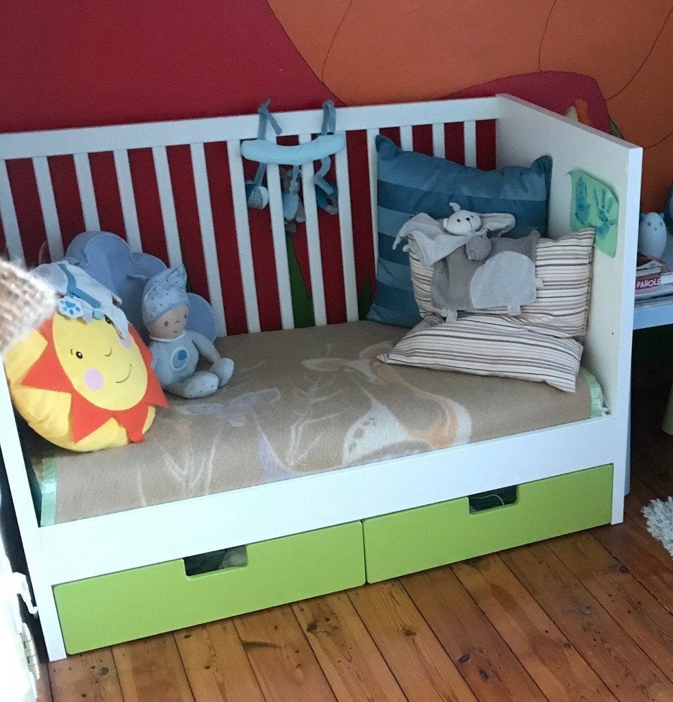kinderbed, Ophalen, Gebruikt, Minder dan 140 cm, Matras