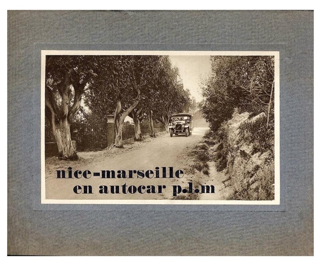 [1920] ✅ Nice-Marseille en Autocar PLM 🚌 (En/Fr), Enlèvement ou Envoi