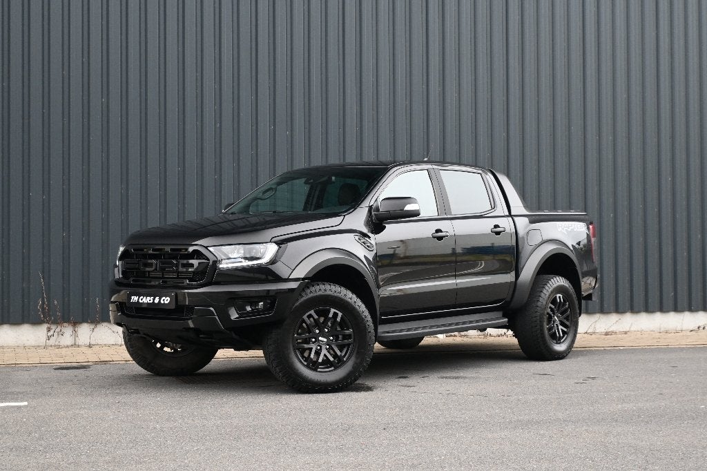 Ford Ranger Raptor 2.0d 4WD, Camera, Trekhaak, keyless, BTW, Automaat, Zwart, Leder, Bedrijf