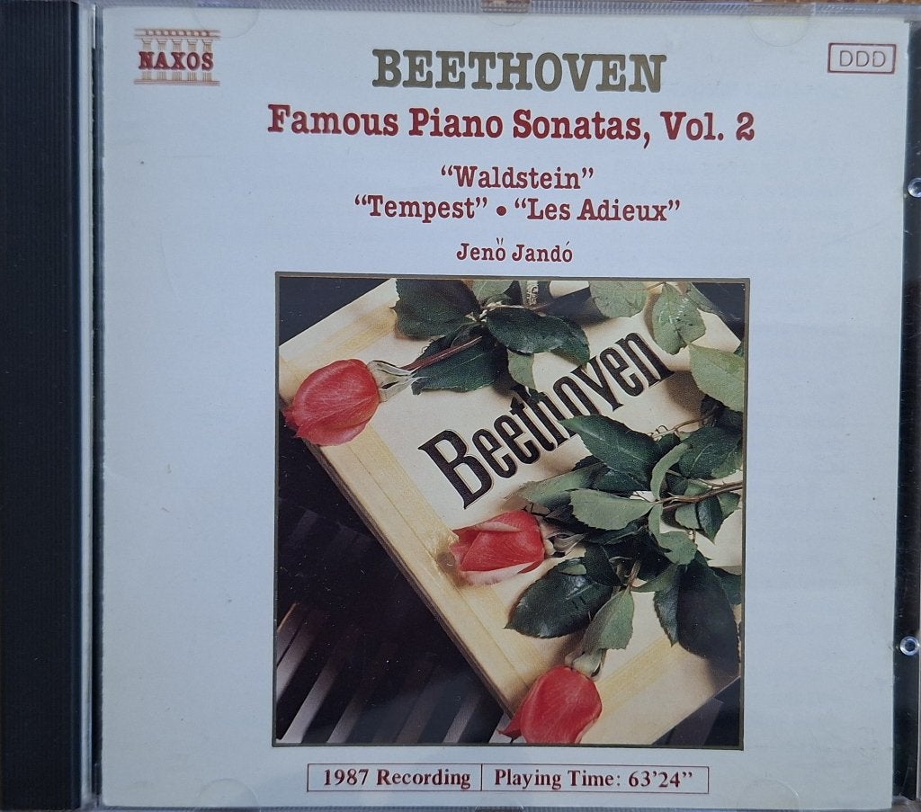 Beethoven - Jenö Jandó – Famous Piano Sonatas, Vol. 2 - Cd, Ophalen of Verzenden, Zo goed als nieuw, Beethoven