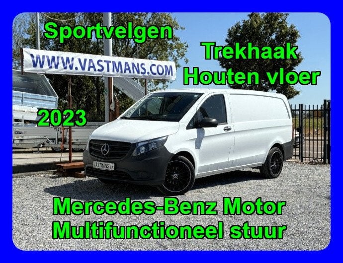 Mercedes-Benz Vito 18.800€ + BTW / MB Motor / Trekhaak / ..., Auto's, 75 kW, 1951 cc, 4 cilinders, 2000 kg