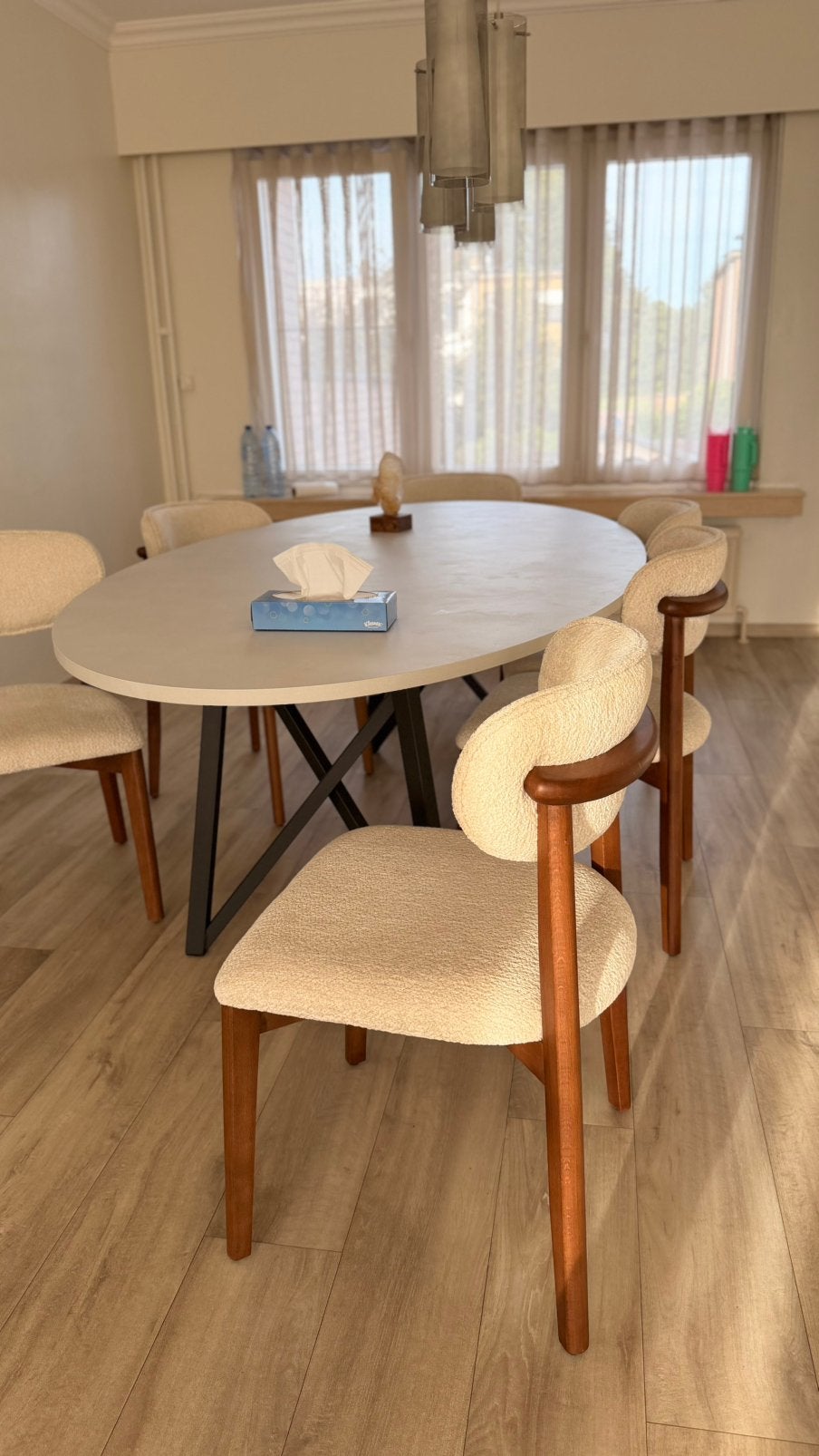 Set van 6 elegante eetkamerstoelen, Ophalen