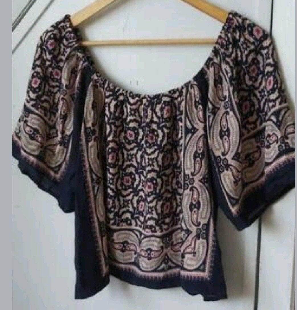 prachtig topje large Forever21..., Kleding | Dames, Topjes, Blauw, Maat 42/44 (L), Ophalen of Verzenden, Zo goed als nieuw