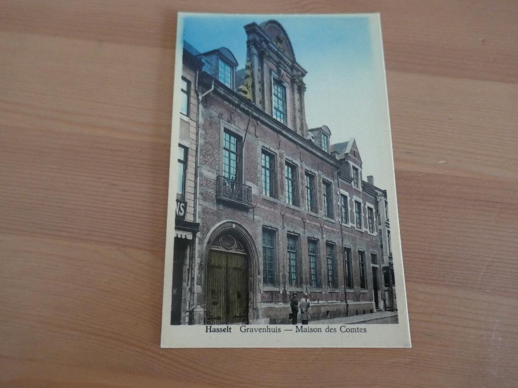 hasselt gravenhuis, Verzamelen, Postkaarten | België, Verzenden, Ongelopen, Limburg