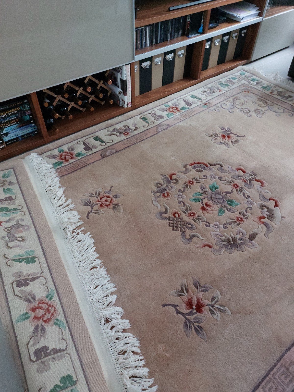 chinees tapijt, Ophalen, Gebruikt, Beige, 150 tot 200 cm