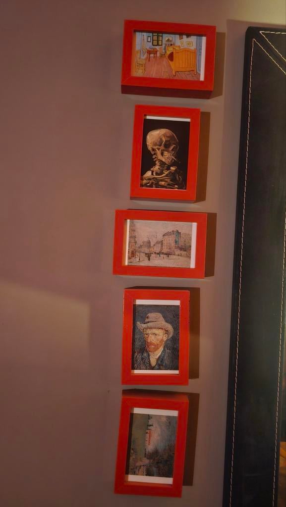 Van Gogh postkaarten in kaders, Ophalen of Verzenden