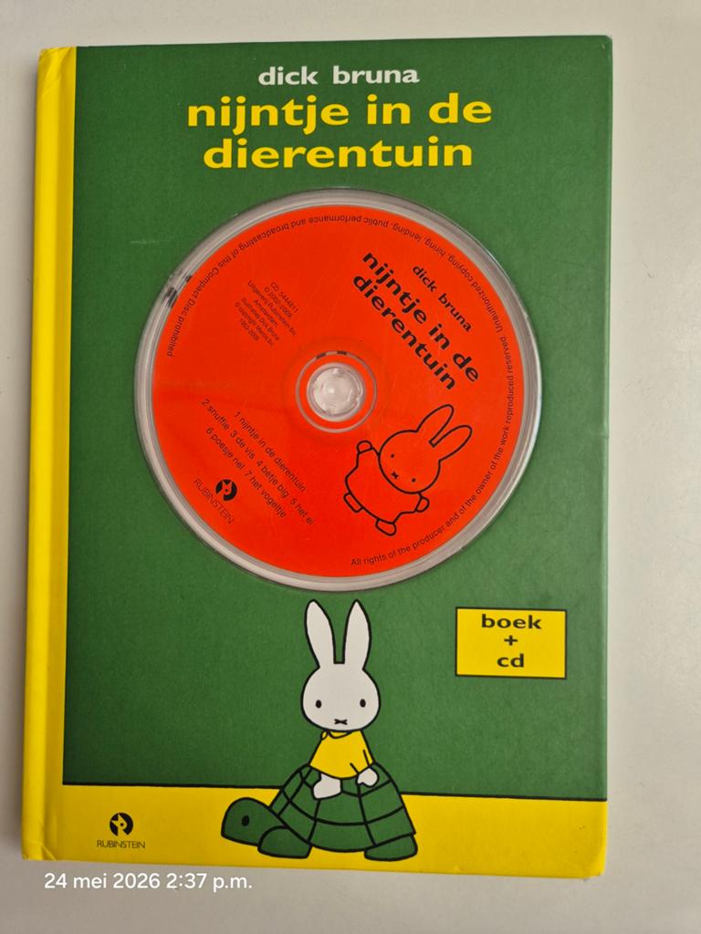 Boek en CD van Nijntje in de dierentuin, Boeken, Ophalen of Verzenden