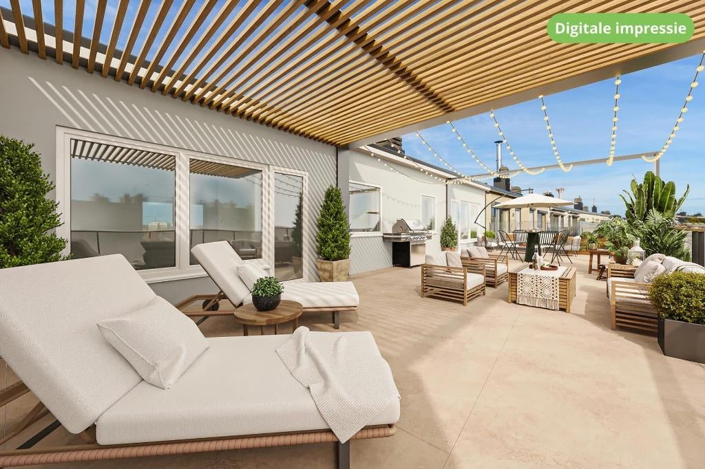 ️ PENTHOUSE AVEC VUE PANORAMIQUE · À VENDRE 399 000€, Immo, Maisons à vendre, Antwerpen, 80 m², Logement en étage, Anvers (ville)