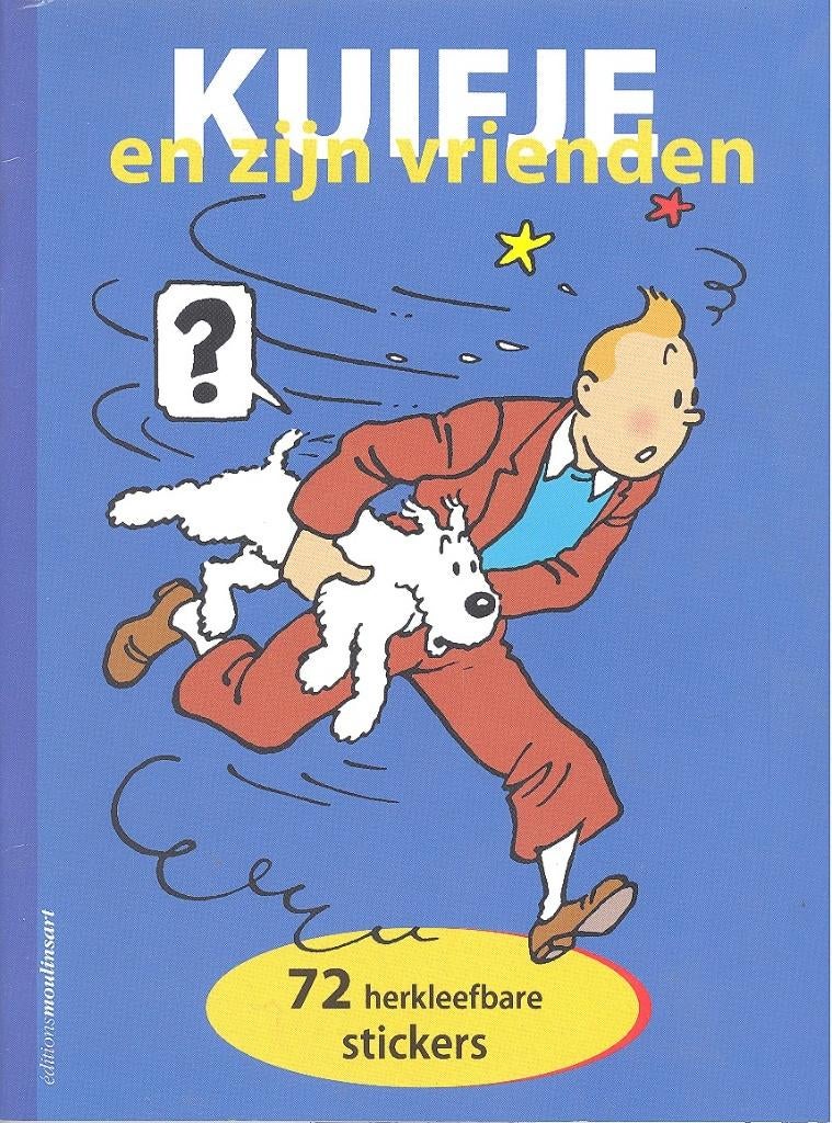 Kuifje en zijn vrienden - Stickeralbum., Enlèvement ou Envoi, Une BD, Comme neuf, Herge