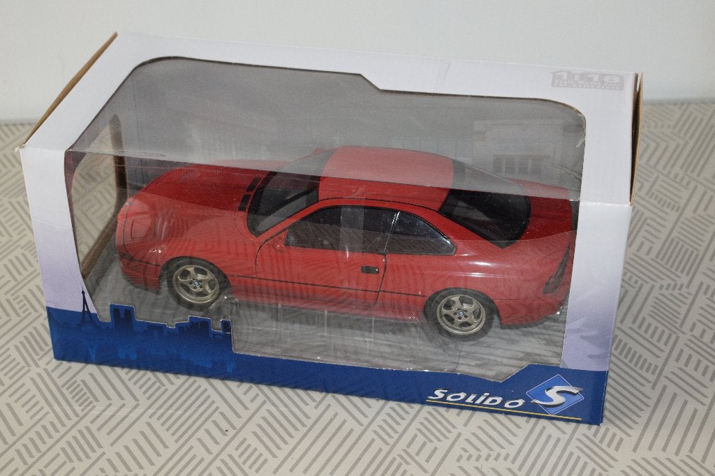 miniatuur auto 1:18 nieuw solido BMW 850 CSI E31 rood, Ophalen of Verzenden, Nieuw, Solido